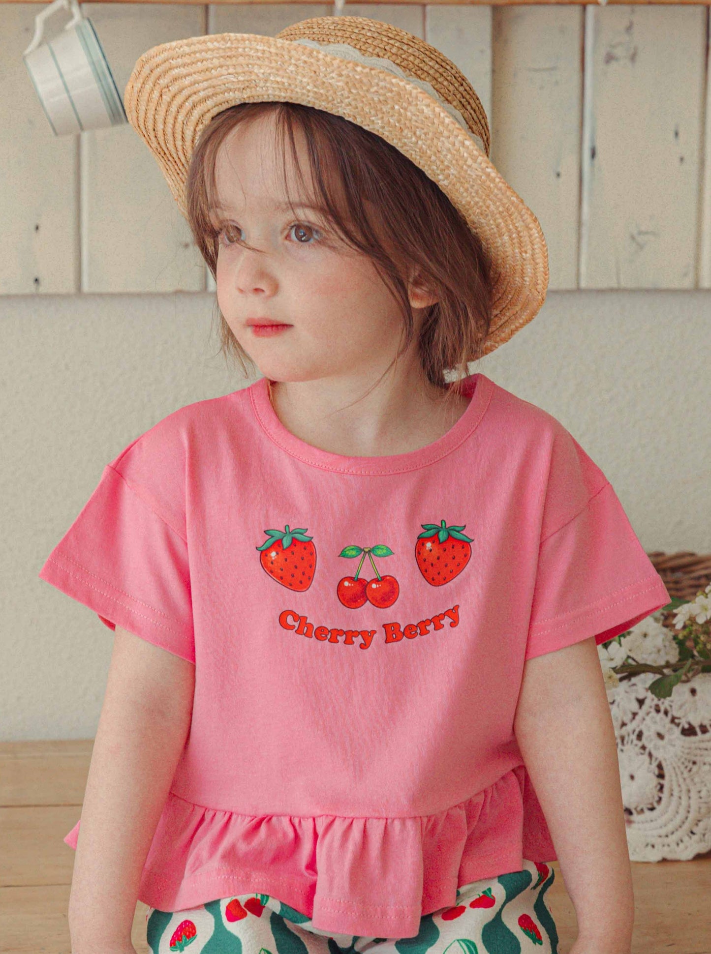 韓國童裝 26夏| CR16 Cherry Berry T (80-125cm)