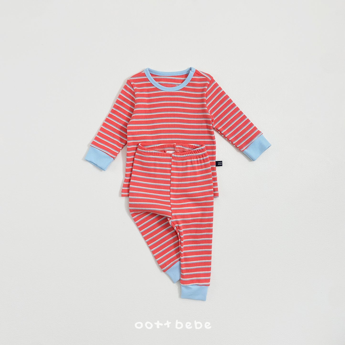 韓國童裝 26SS | OT06 Apollo Stripe Kids Top and Bottom Set (75-120cm)