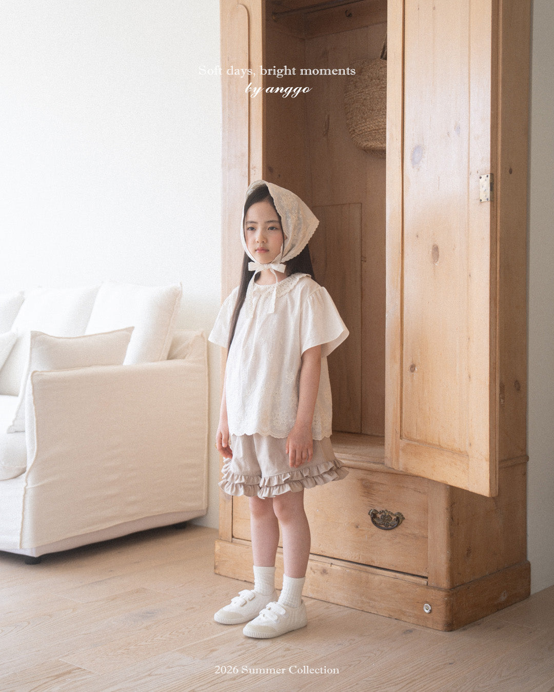 韓國童裝 26夏| AG14 Ricotta Blouse (80-120cm)
