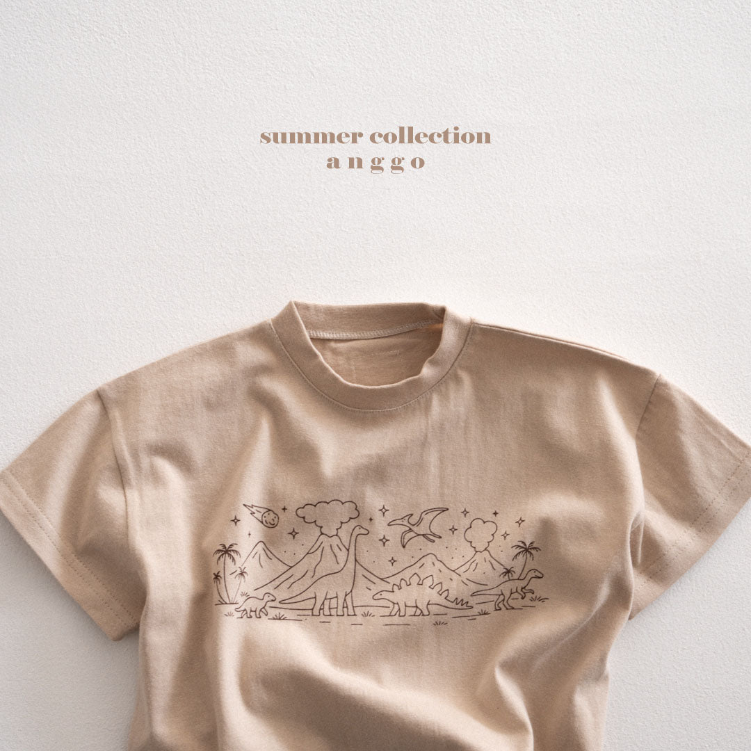 韓國童裝 26夏| AG02 Jurassic T-shirt (80-120cm)