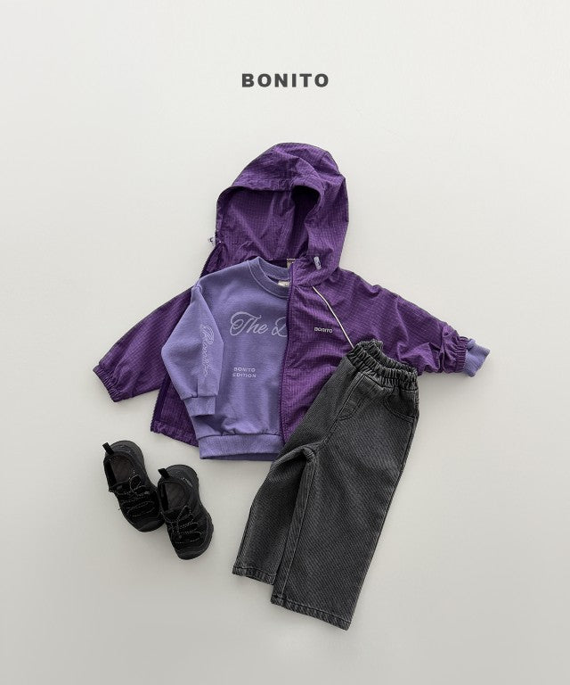 韓國童裝 26秋| BT12 The Bonito Lettering Sweatshirt 衛衣 (80-140)