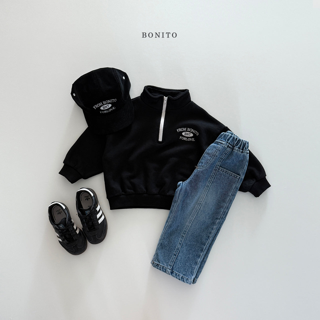韓國童裝 25秋| BT25330 ZIP UP MTM (70-140CM)