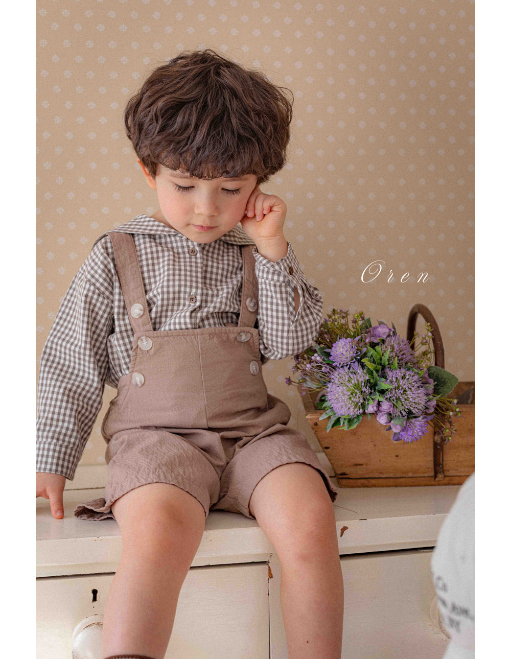 韓國童裝 26春 |  OR68 Jamie Overall (85~120cm)