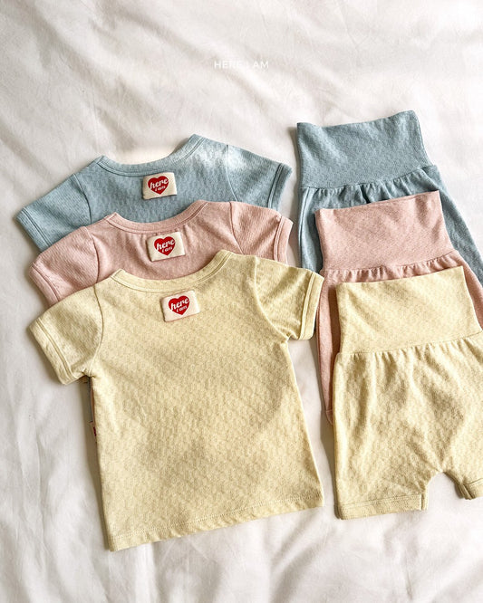 韓國童裝 26夏| HM06 Eyelet Loungewear