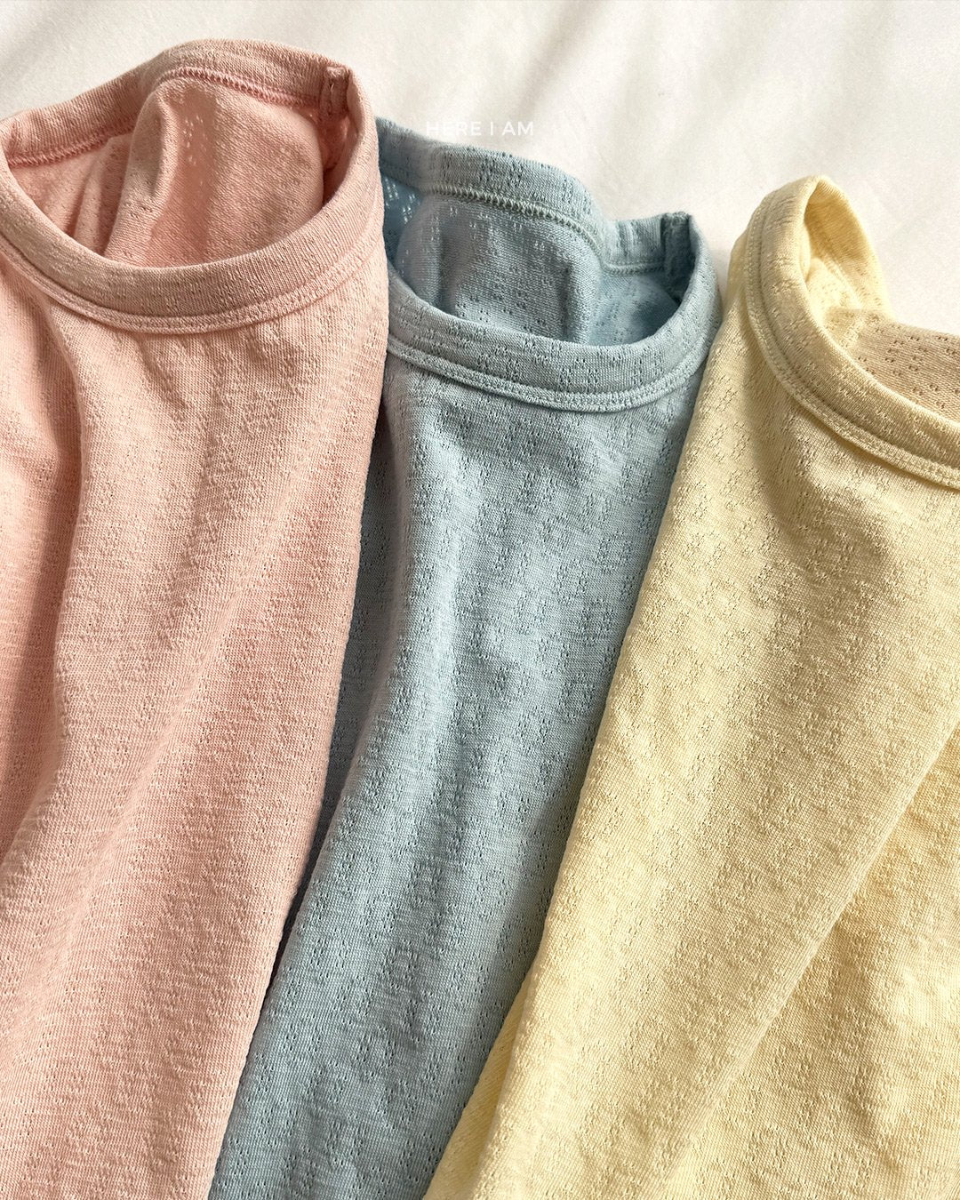 韓國童裝 26夏| HM06 Eyelet Loungewear