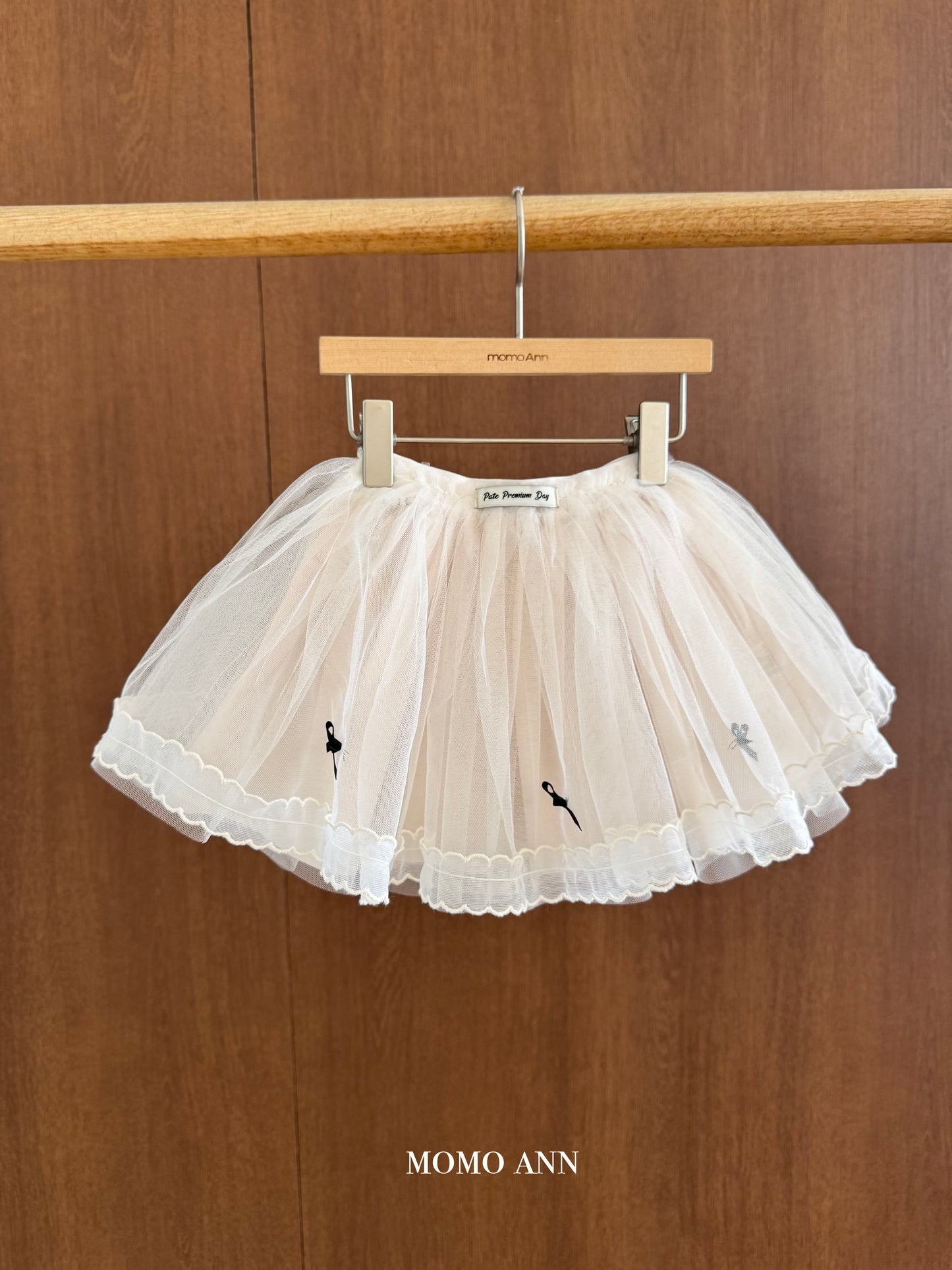 韓國童裝 25秋 | MN25306 Ribbon Lace Skirt