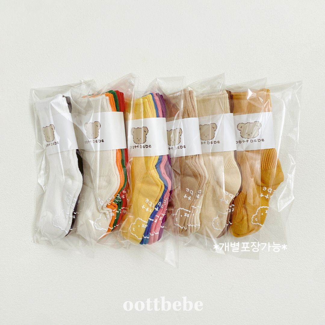 韓國童裝 | OT25108 Rainbow Socks Set