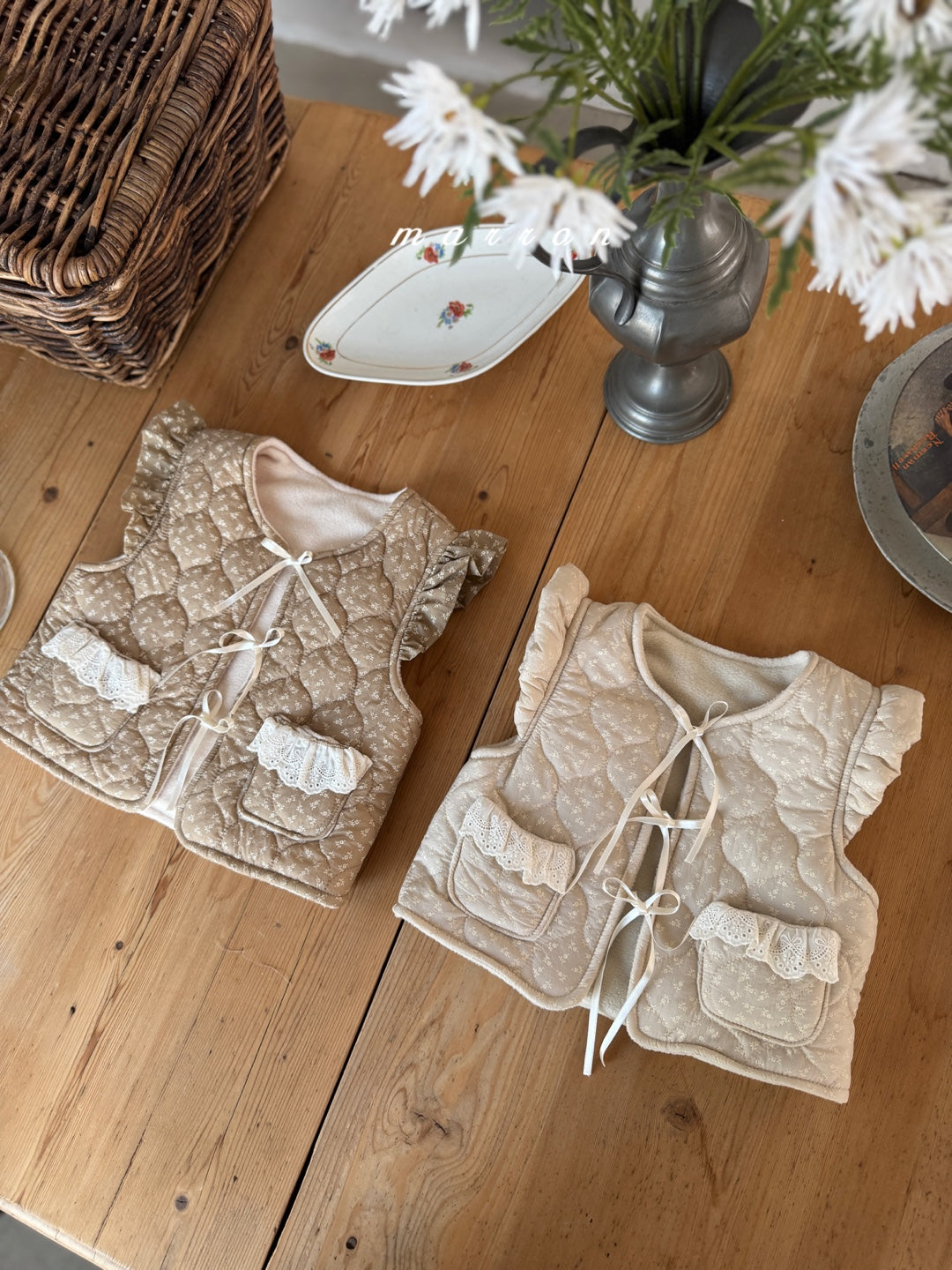 韓國童裝 25秋冬 | MA25425 LE NOREN PADDING VEST  (BABY & KIDS)