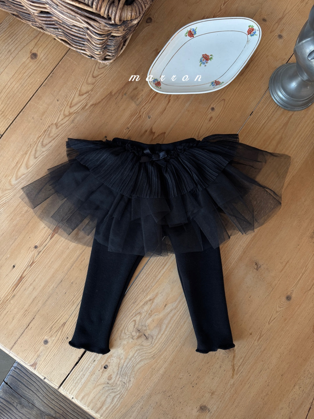 韓國童裝 25秋冬 | MA25452 CANCAN TUTU LEGGINGS (FLEECE) (BABY & KIDS)