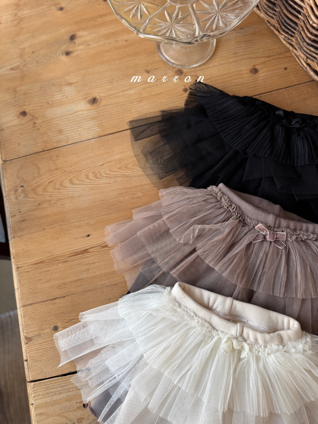 韓國童裝 25秋冬 | MA25452 CANCAN TUTU LEGGINGS (FLEECE) (BABY & KIDS)