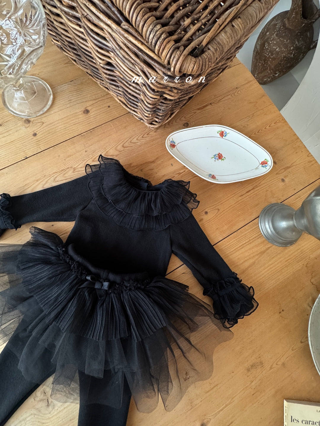 韓國童裝 25秋冬 | MA25452 CANCAN TUTU LEGGINGS (FLEECE) (BABY & KIDS)