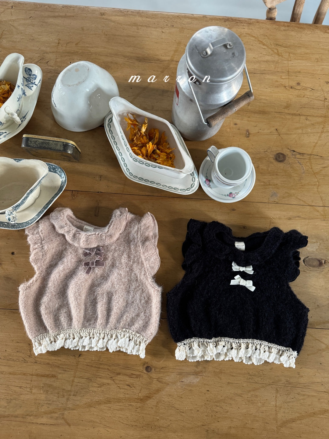 韓國童裝 25秋冬 | MA25428 SWEET VEST (BABY & KIDS)