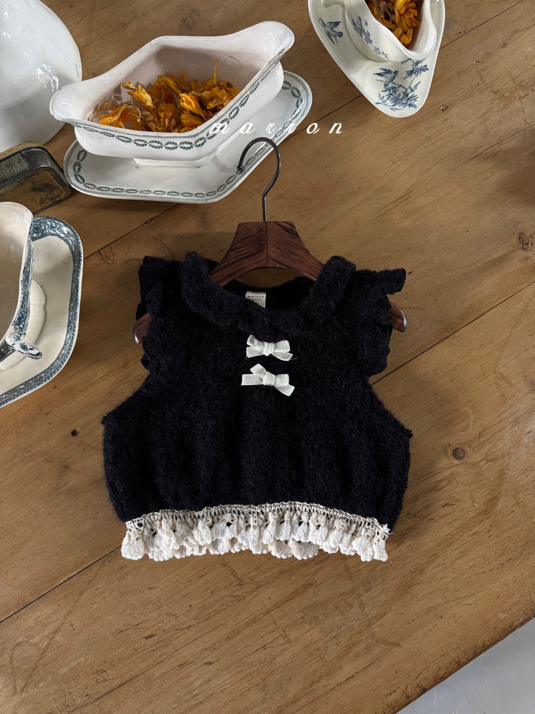 韓國童裝 25秋冬 | MA25428 SWEET VEST (BABY & KIDS)