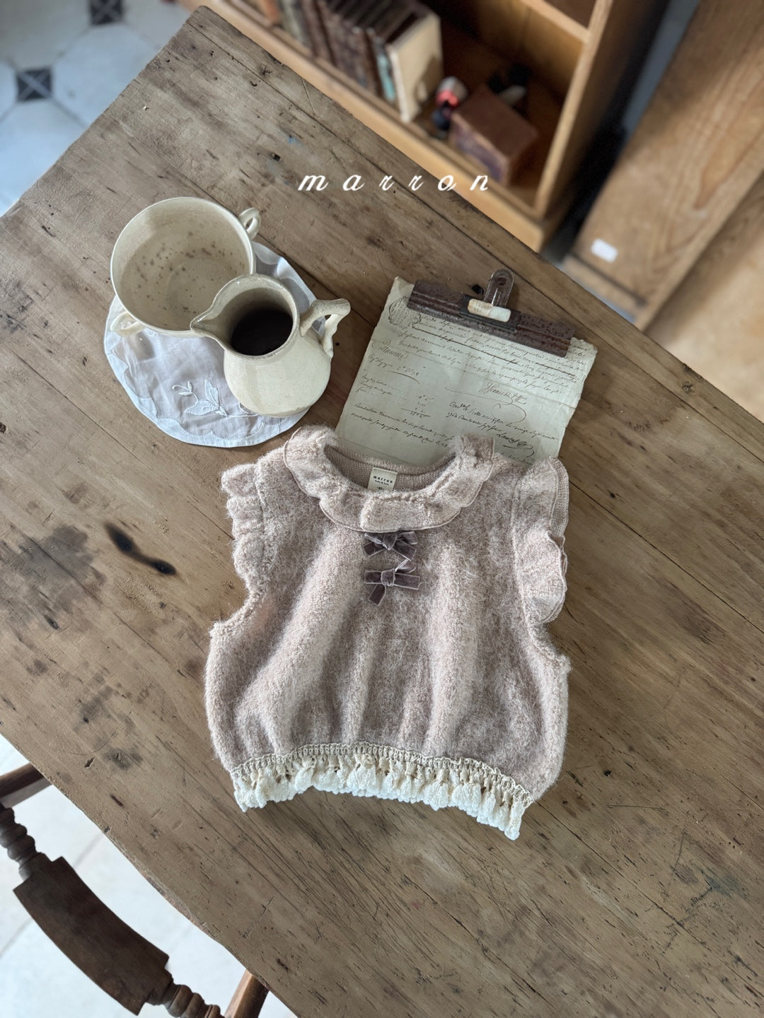 韓國童裝 25秋冬 | MA25428 SWEET VEST (BABY & KIDS)