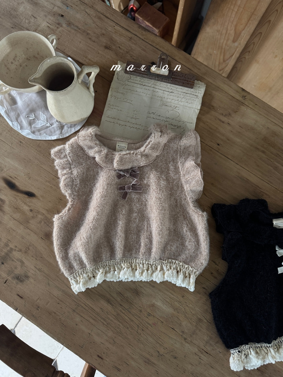 韓國童裝 25秋冬 | MA25428 SWEET VEST (BABY & KIDS)