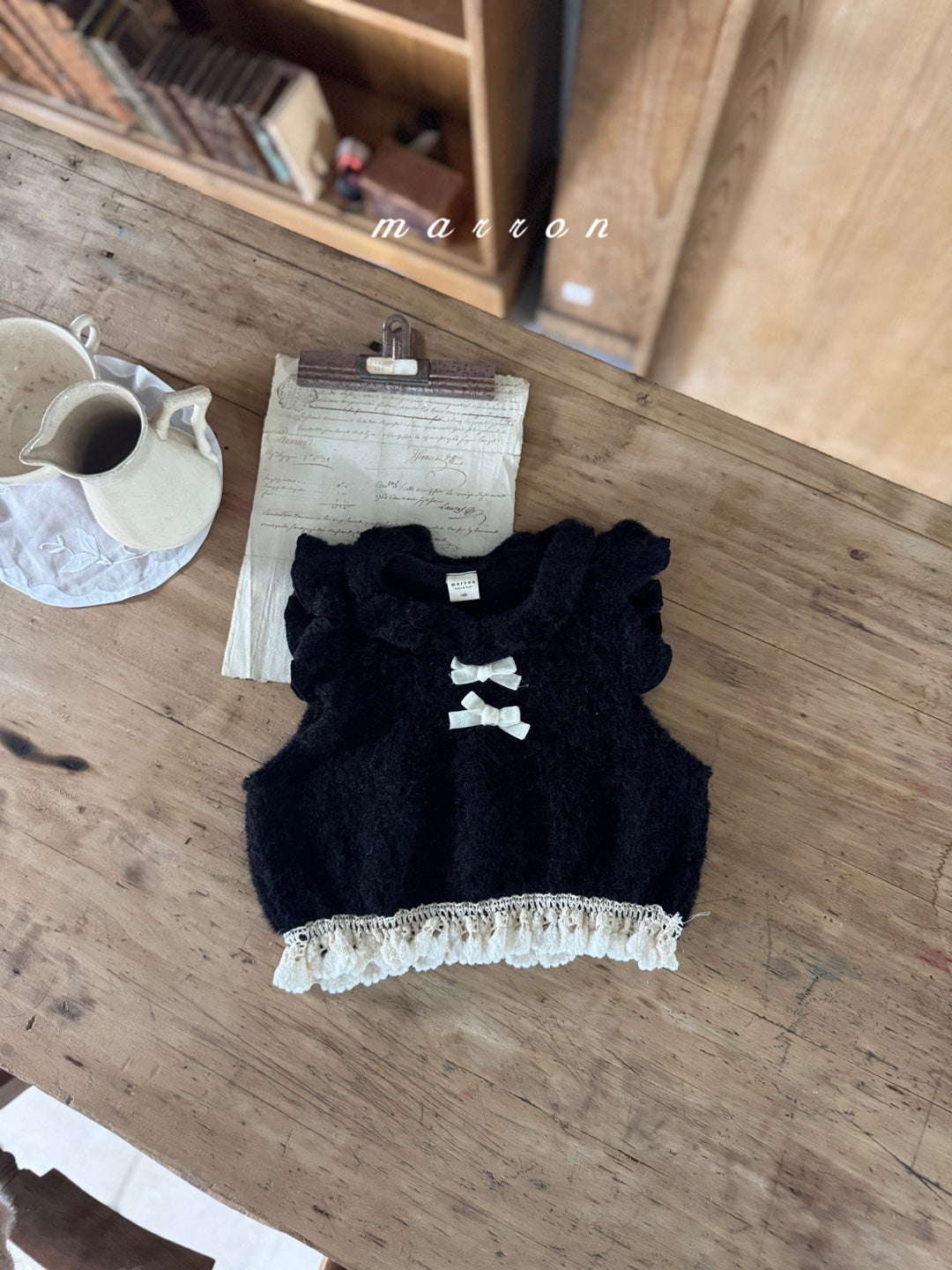 韓國童裝 25秋冬 | MA25428 SWEET VEST (BABY & KIDS)