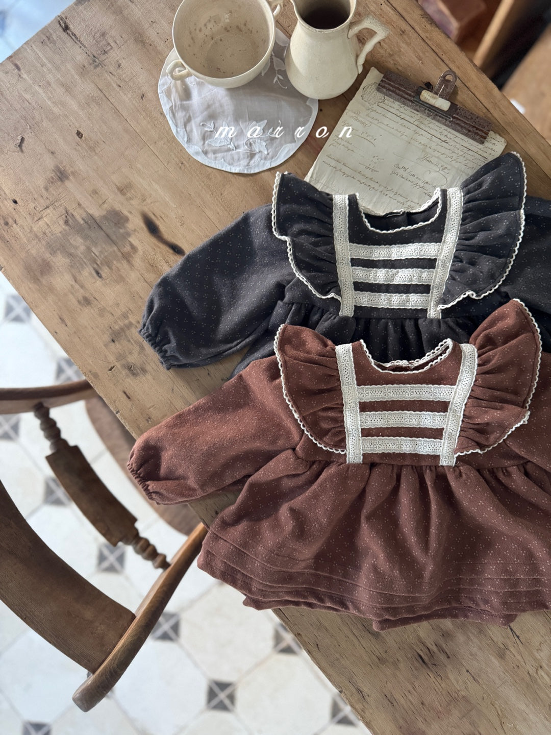 韓國童裝 25秋冬 | MA25438 SIENNA BLOUSE  (BABY & KIDS)