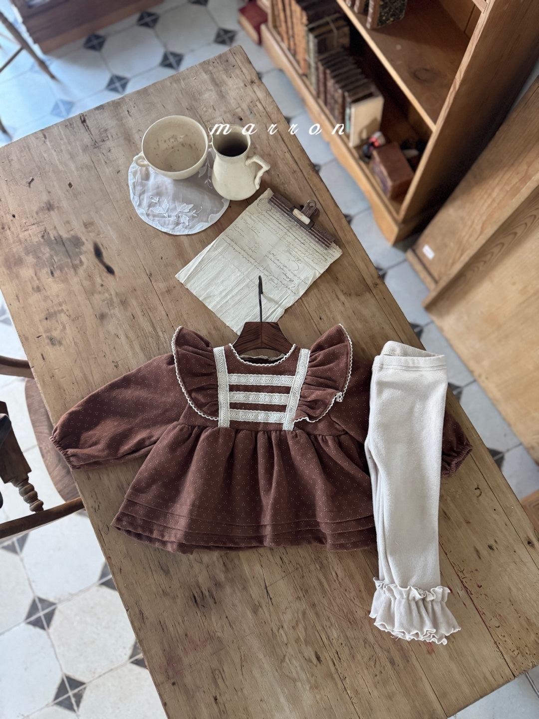 韓國童裝 25秋冬 | MA25438 SIENNA BLOUSE  (BABY & KIDS)