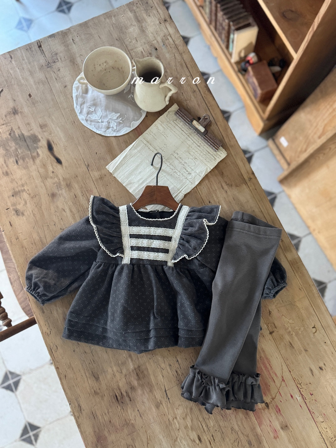 韓國童裝 25秋冬 | MA25438 SIENNA BLOUSE  (BABY & KIDS)