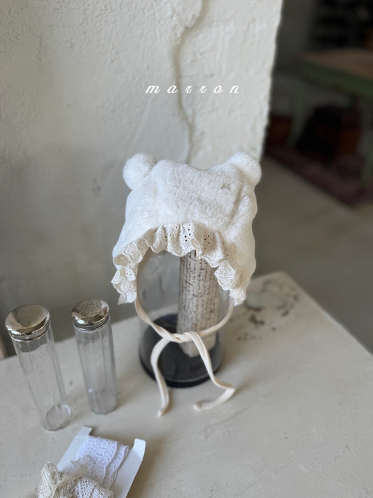 韓國童裝 25秋冬 | MA25419 BEAR BEAR BONNET