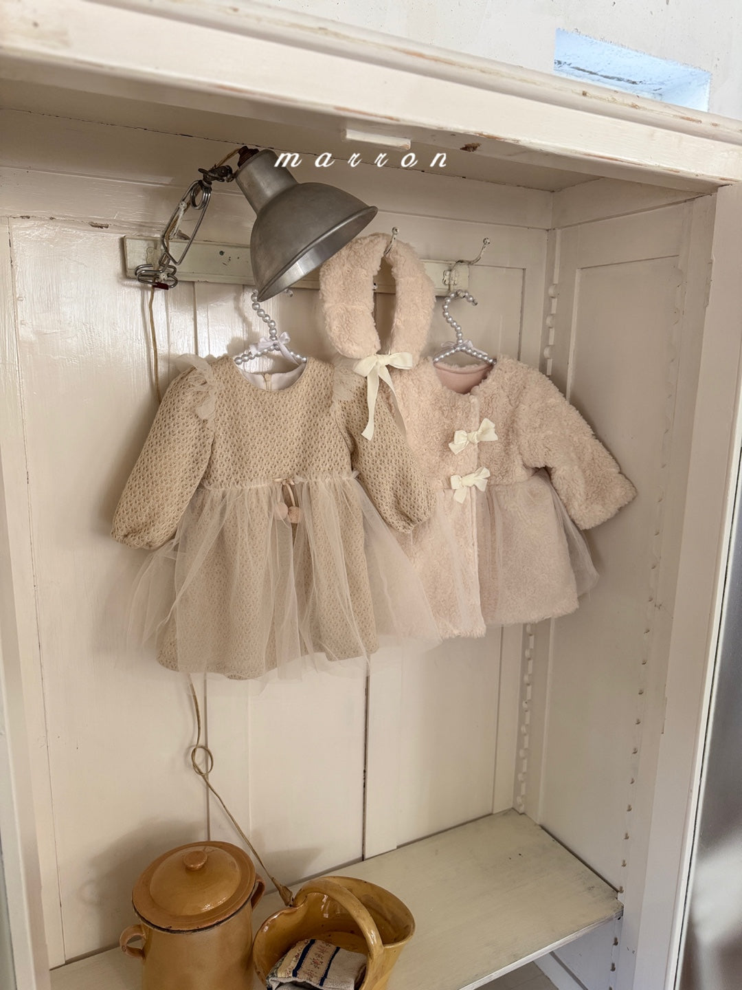 韓國童裝 25秋冬 | MA25424 ROSE COAT (CAPE SET) (BABY & KIDS)