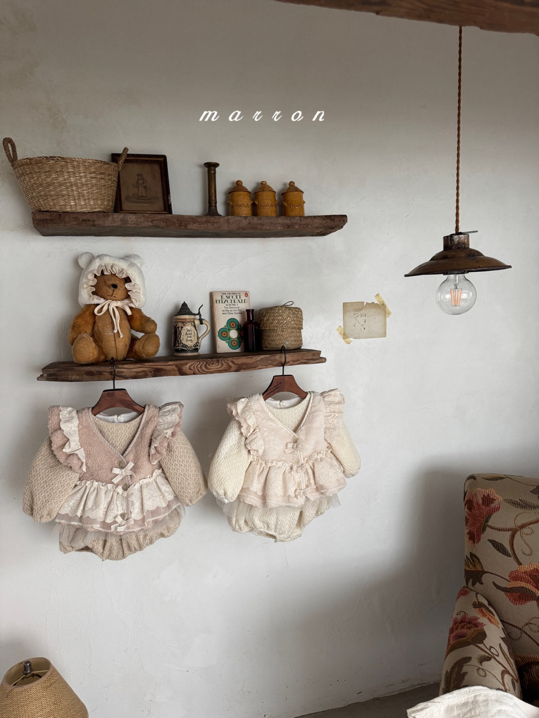 韓國童裝 25秋冬 | MA25426 FRAN FUR VEST  (BABY & KIDS)