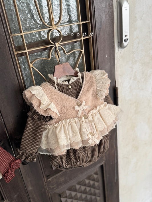 韓國童裝 25秋冬 | MA25426 FRAN FUR VEST  (BABY & KIDS)