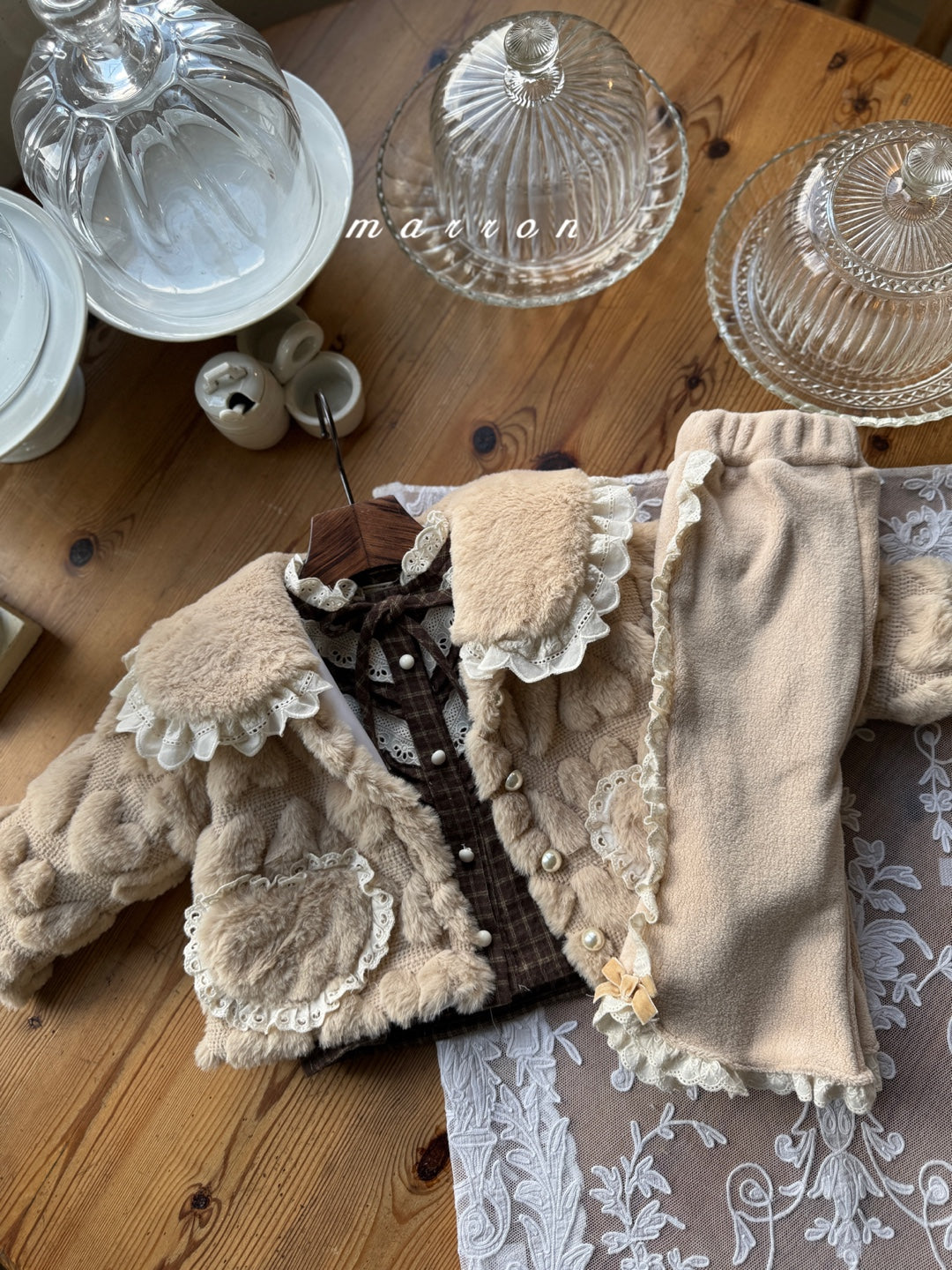 韓國童裝 25秋冬 | MA25422 HEART FUT JACKET (BABY & KIDS)