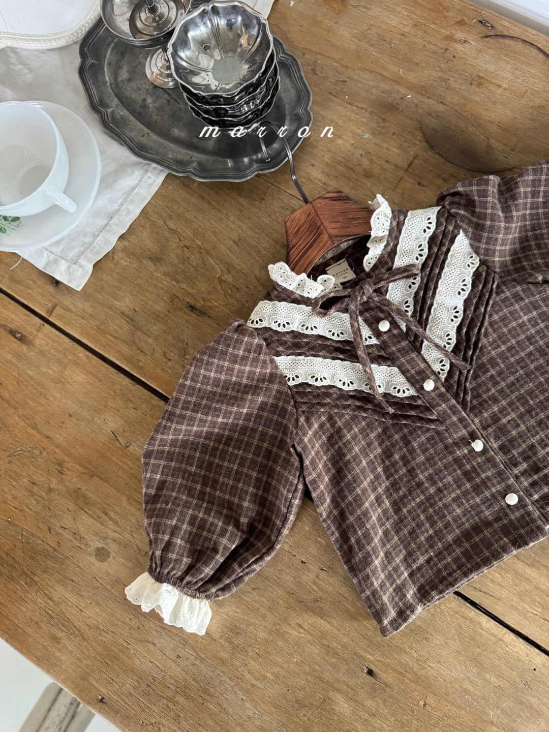 韓國童裝 25秋冬 | MA25439 EVE BLOUSE  (BABY & KIDS)