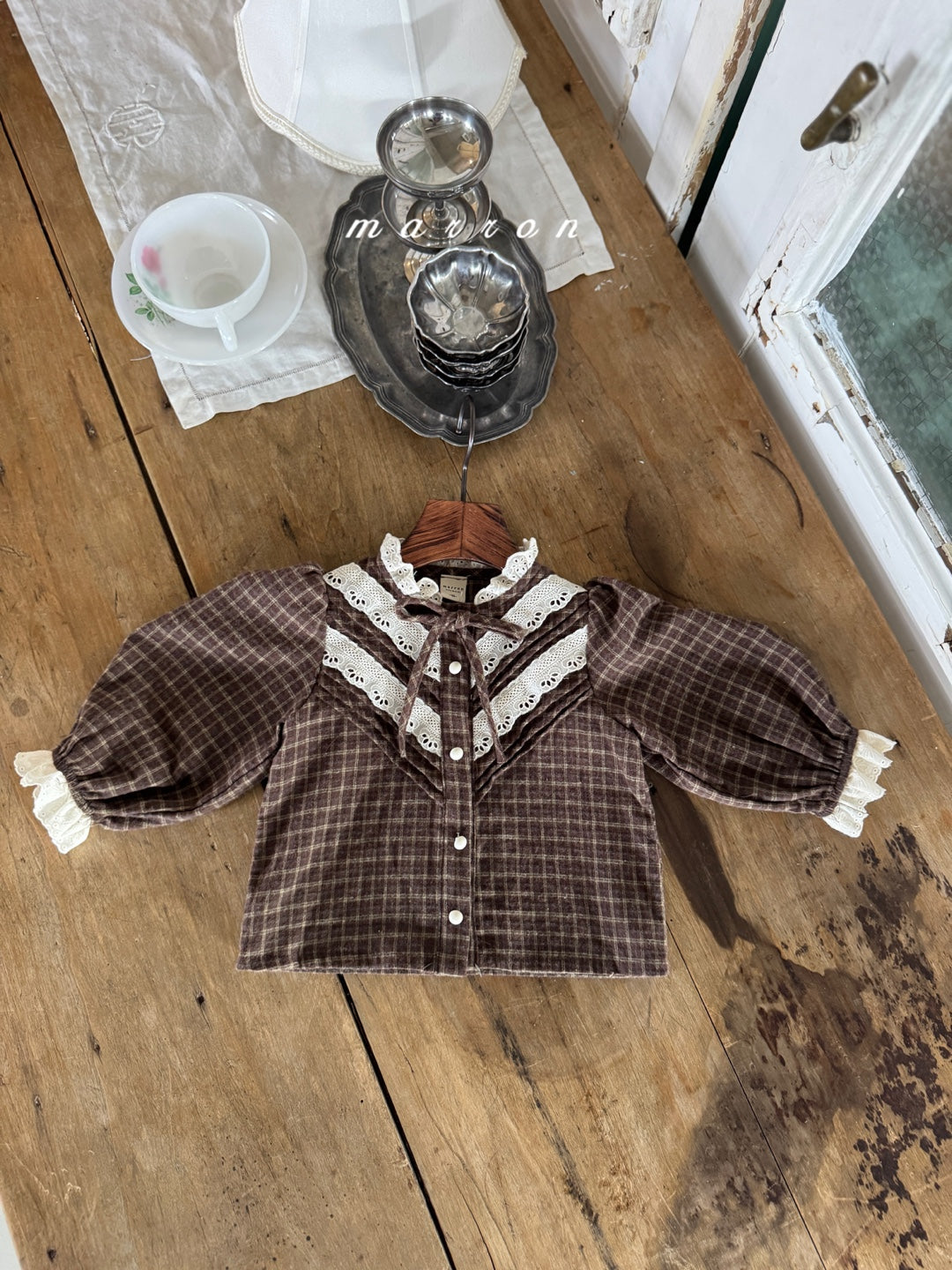 韓國童裝 25秋冬 | MA25439 EVE BLOUSE  (BABY & KIDS)