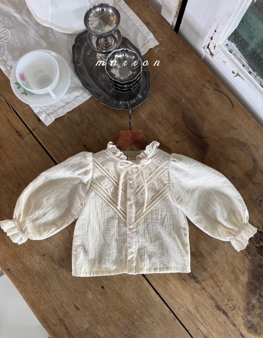 韓國童裝 25秋冬 | MA25439 EVE BLOUSE  (BABY & KIDS)