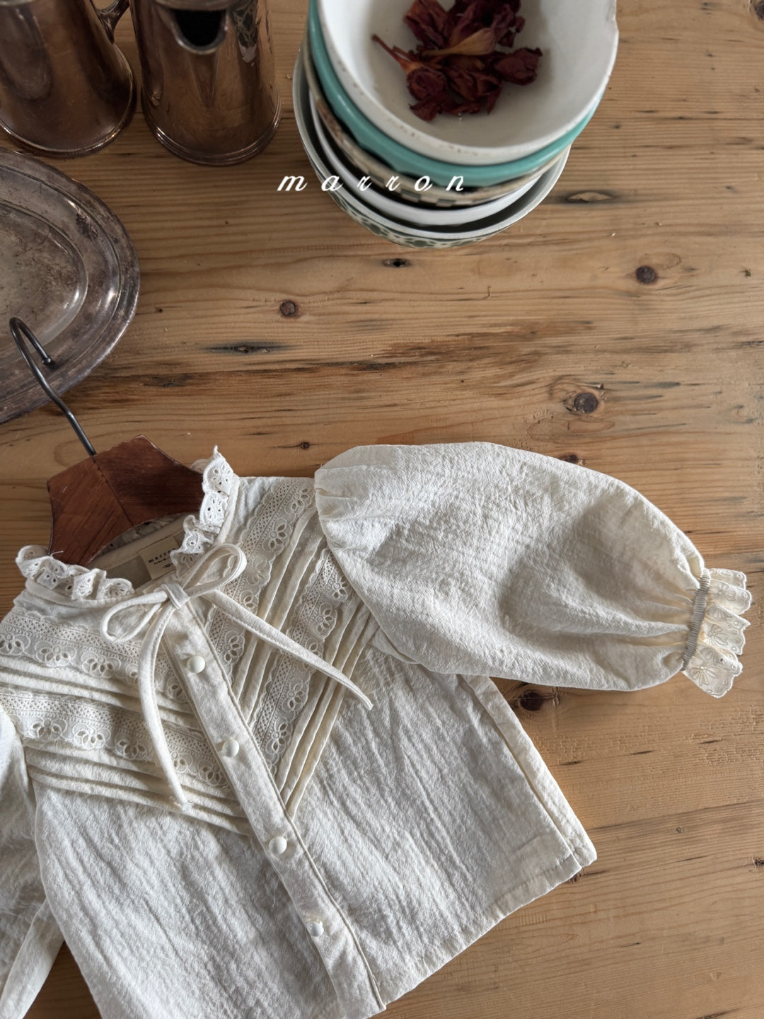 韓國童裝 25秋冬 | MA25439 EVE BLOUSE  (BABY & KIDS)