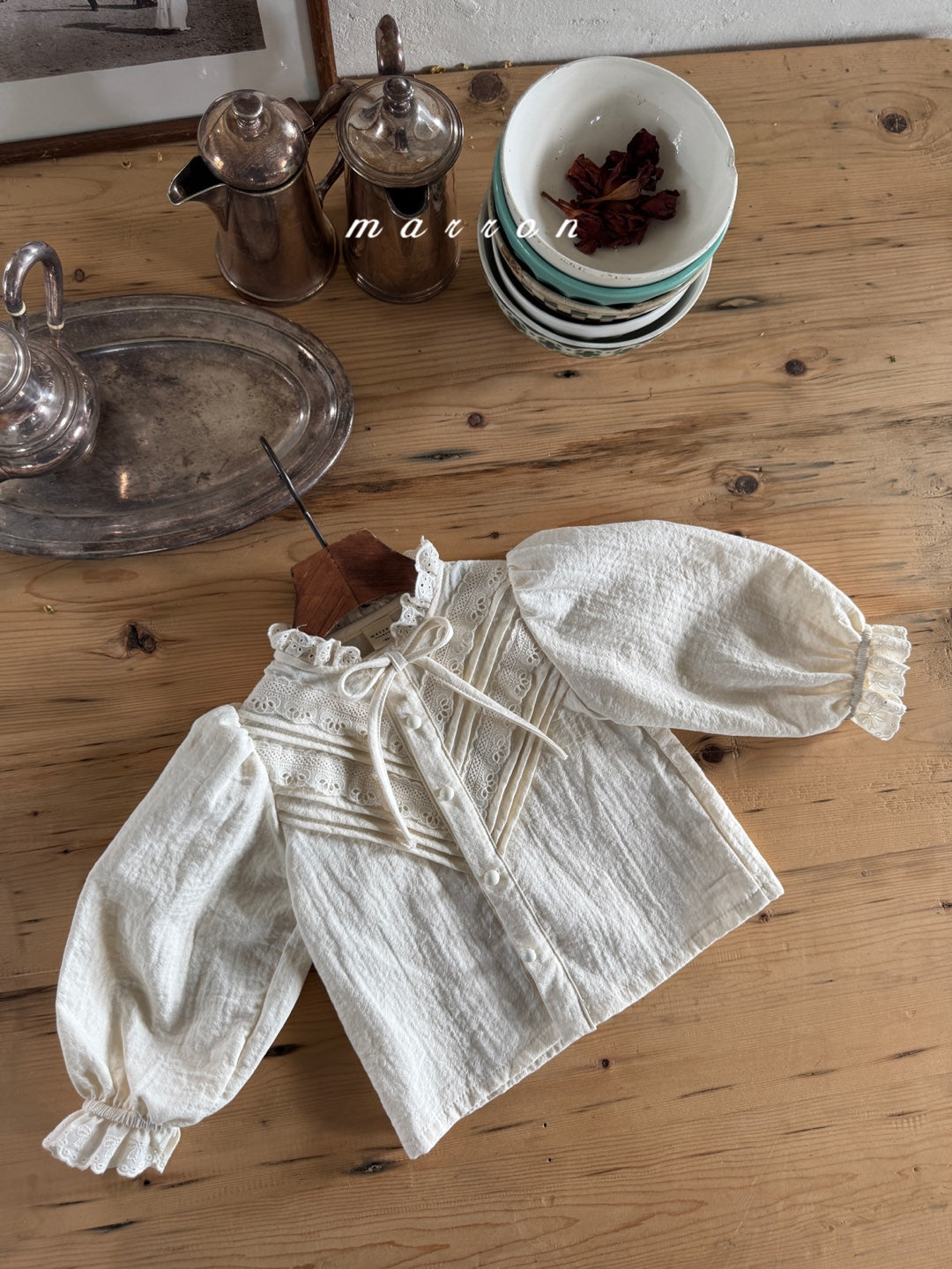 韓國童裝 25秋冬 | MA25439 EVE BLOUSE  (BABY & KIDS)