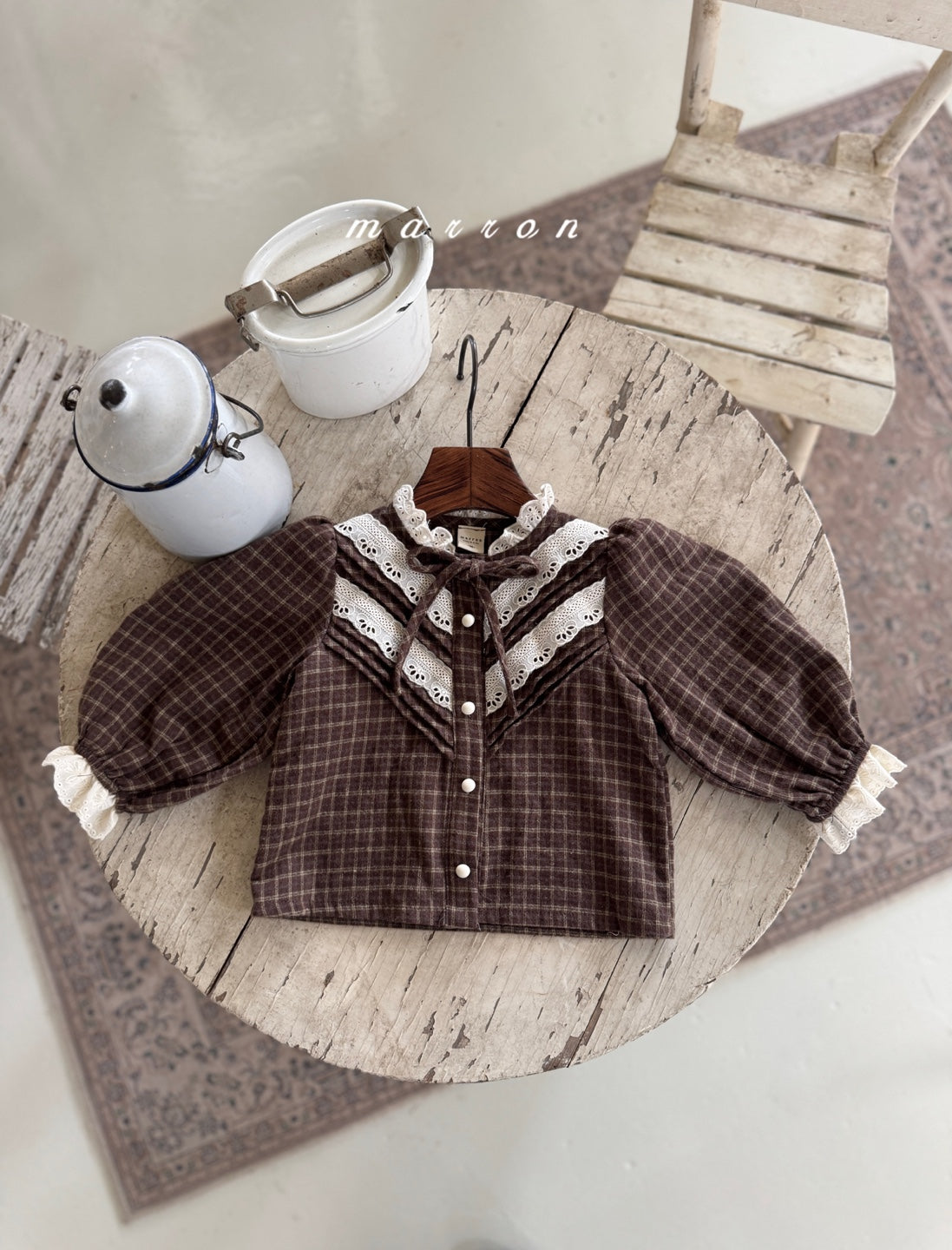 韓國童裝 25秋冬 | MA25439 EVE BLOUSE  (BABY & KIDS)