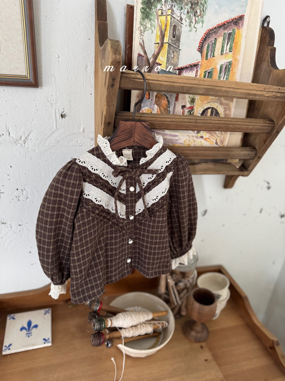 韓國童裝 25秋冬 | MA25439 EVE BLOUSE  (BABY & KIDS)