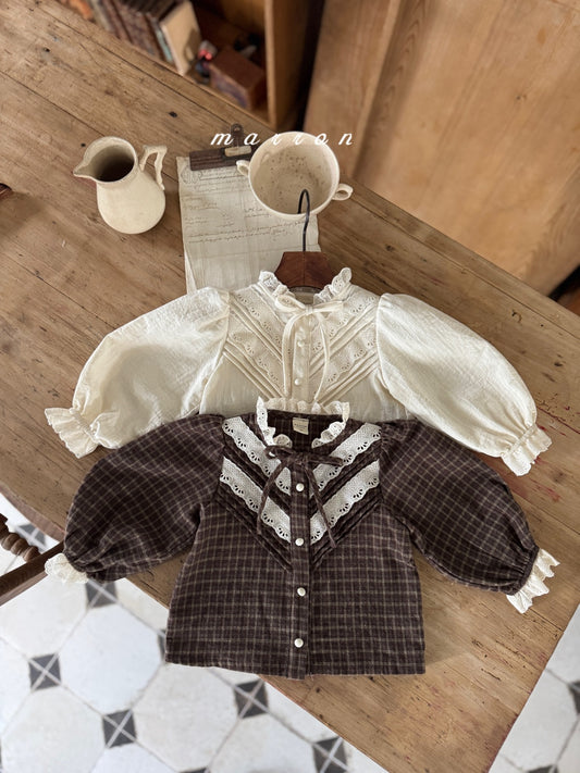 韓國童裝 25秋冬 | MA25439 EVE BLOUSE  (BABY & KIDS)