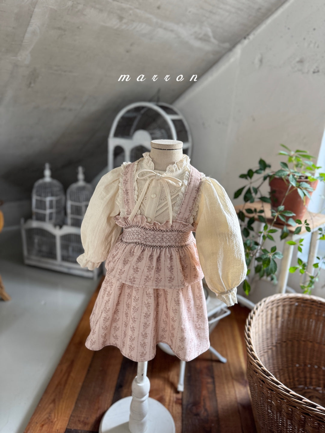 韓國童裝 25秋冬 | MA25454 LAUREN DRESS (BABY & KIDS)