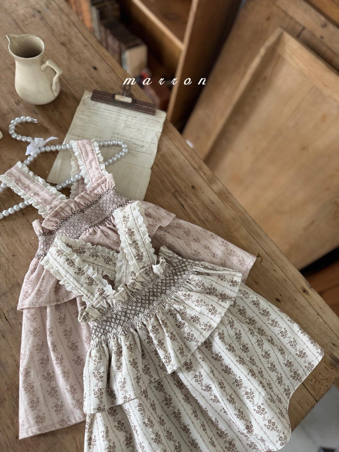 韓國童裝 25秋冬 | MA25454 LAUREN DRESS (BABY & KIDS)