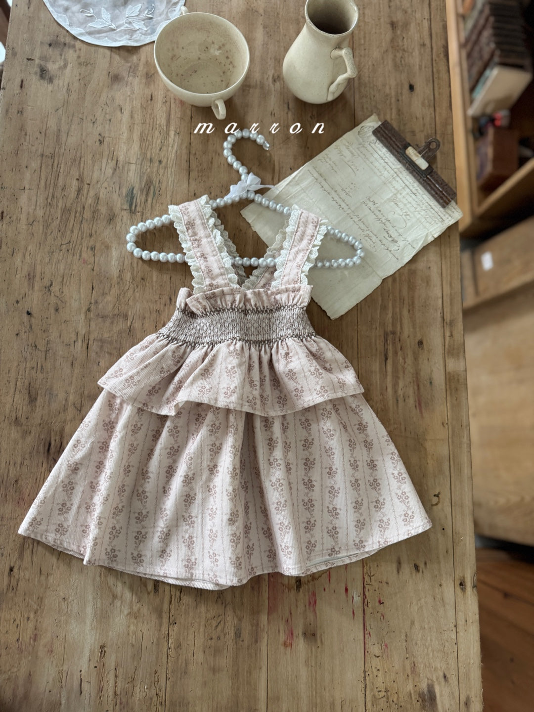 韓國童裝 25秋冬 | MA25454 LAUREN DRESS (BABY & KIDS)