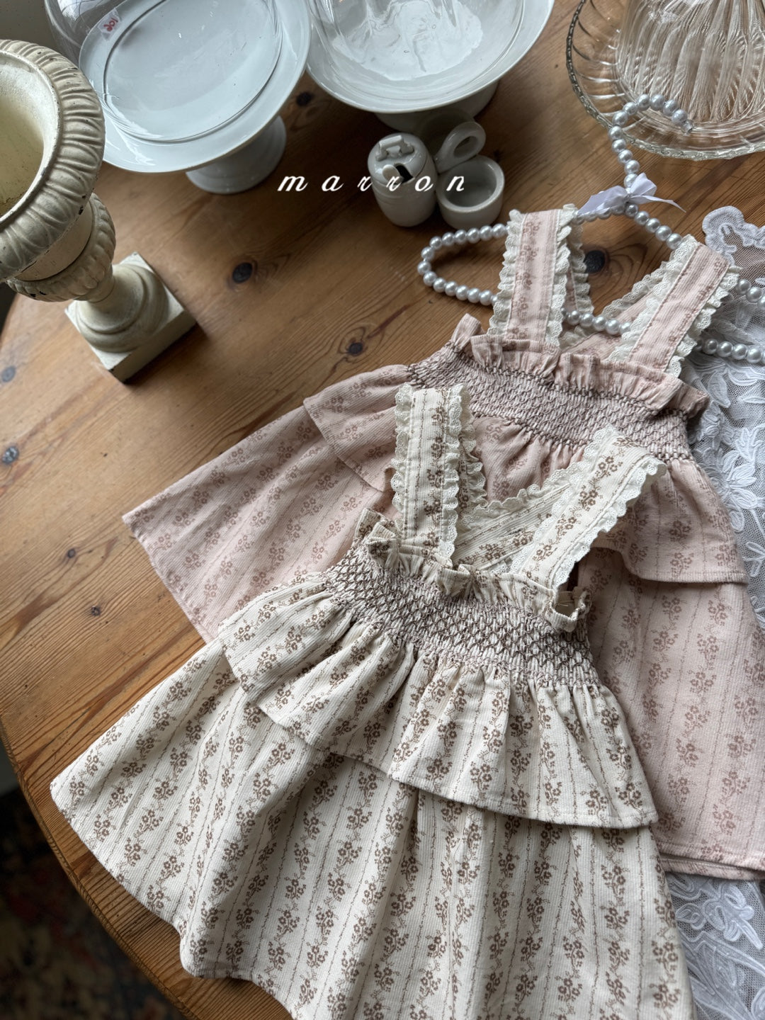 韓國童裝 25秋冬 | MA25454 LAUREN DRESS (BABY & KIDS)
