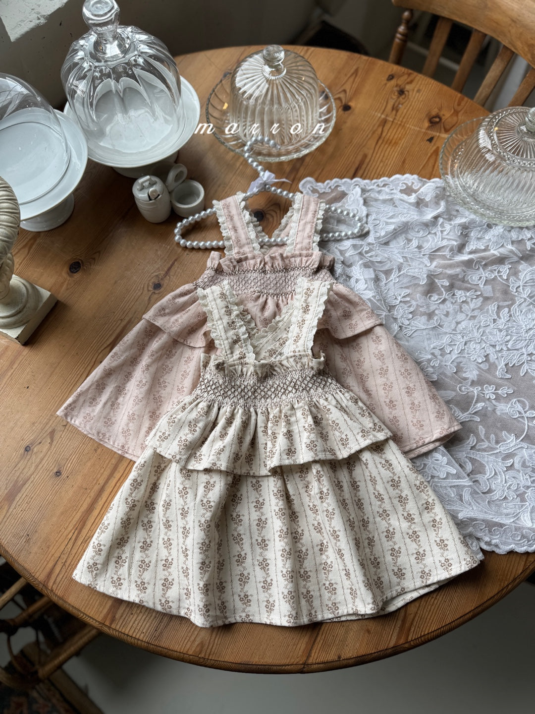 韓國童裝 25秋冬 | MA25454 LAUREN DRESS (BABY & KIDS)