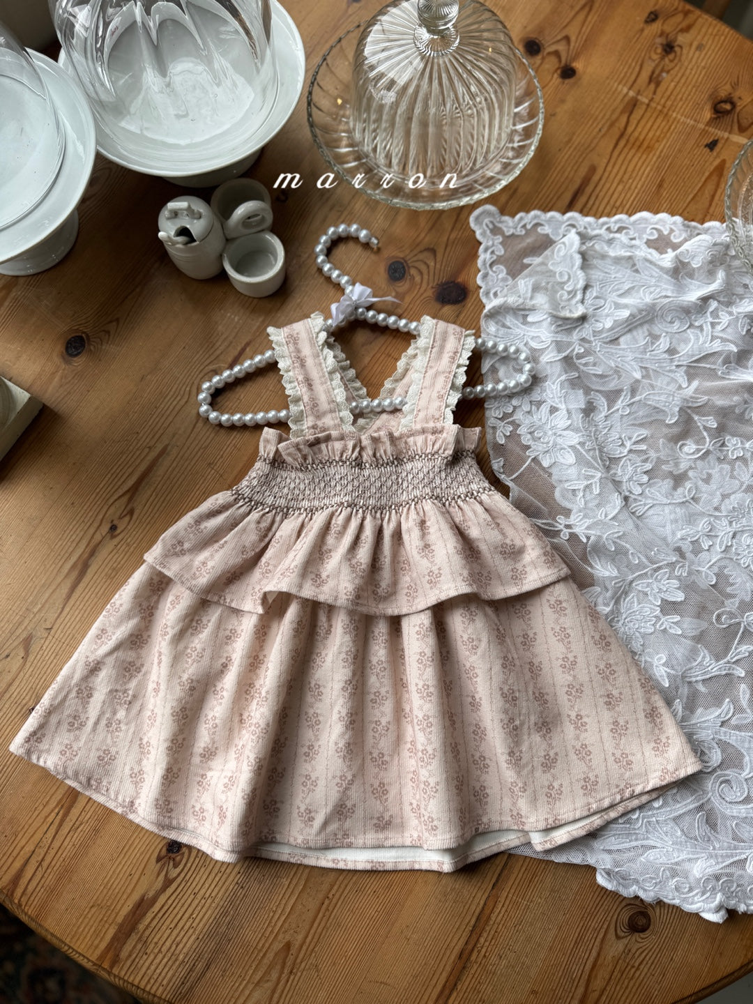 韓國童裝 25秋冬 | MA25454 LAUREN DRESS (BABY & KIDS)