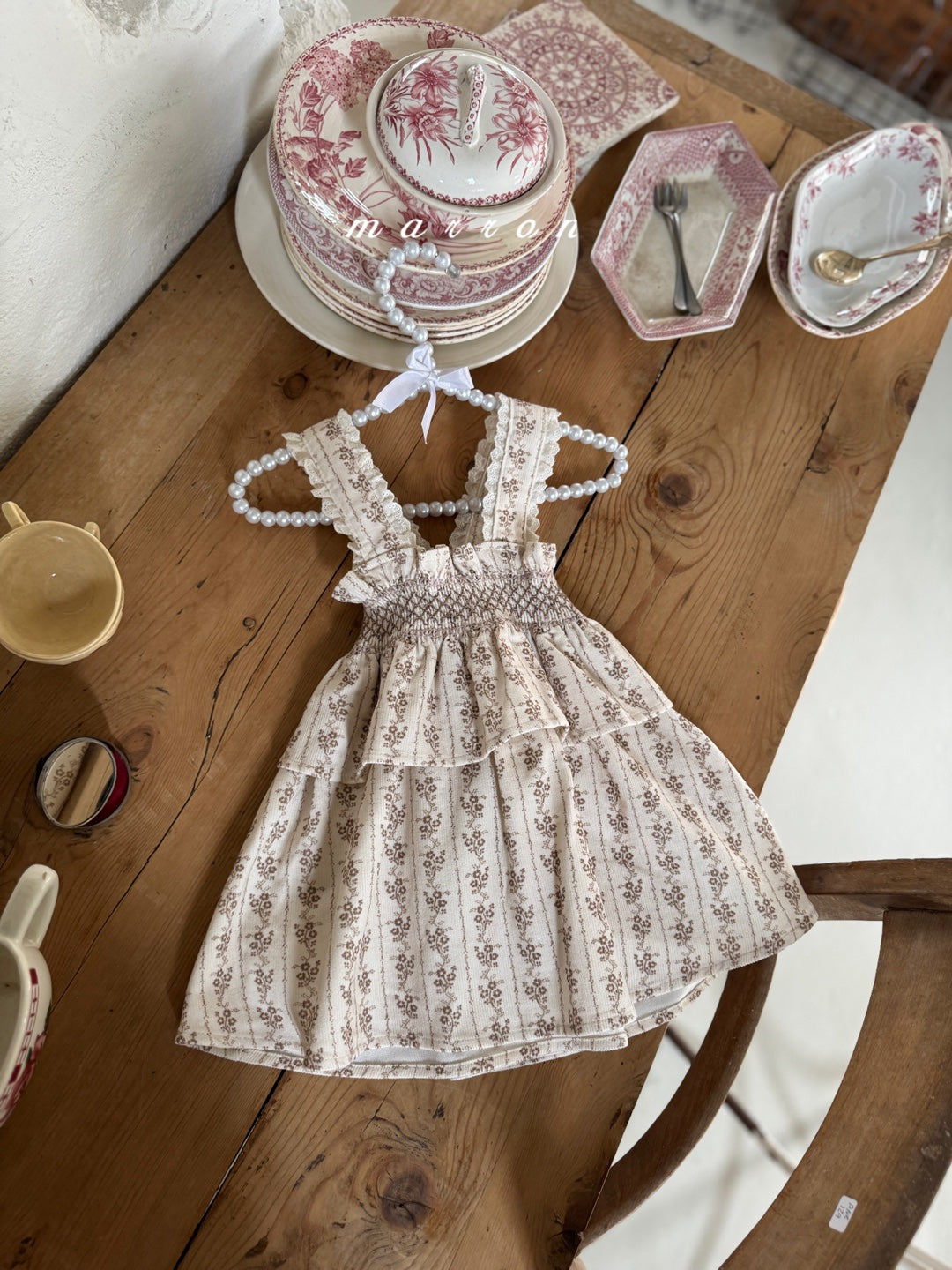 韓國童裝 25秋冬 | MA25454 LAUREN DRESS (BABY & KIDS)