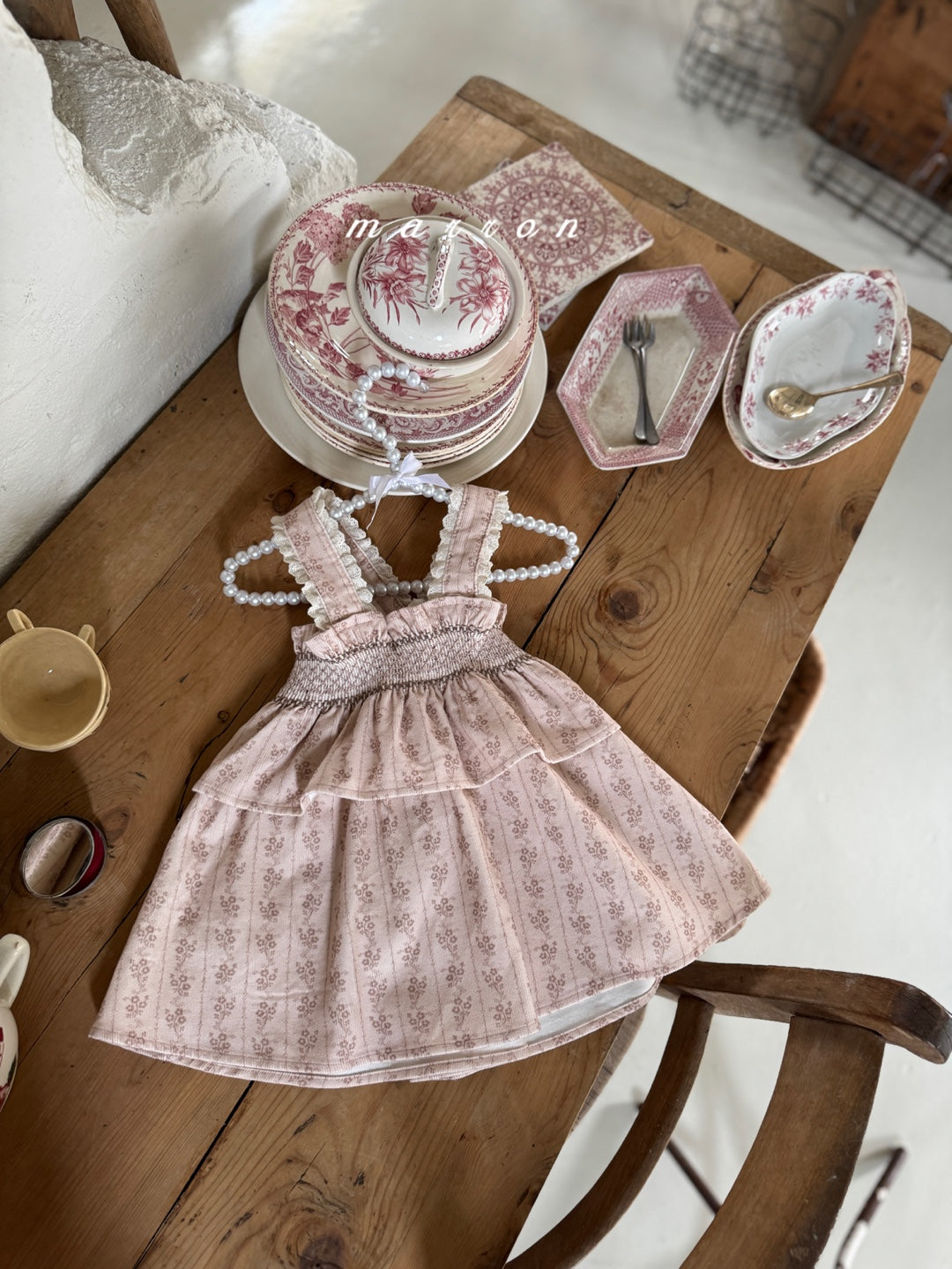 韓國童裝 25秋冬 | MA25454 LAUREN DRESS (BABY & KIDS)