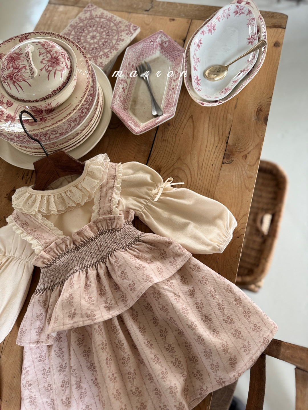韓國童裝 25秋冬 | MA25454 LAUREN DRESS (BABY & KIDS)