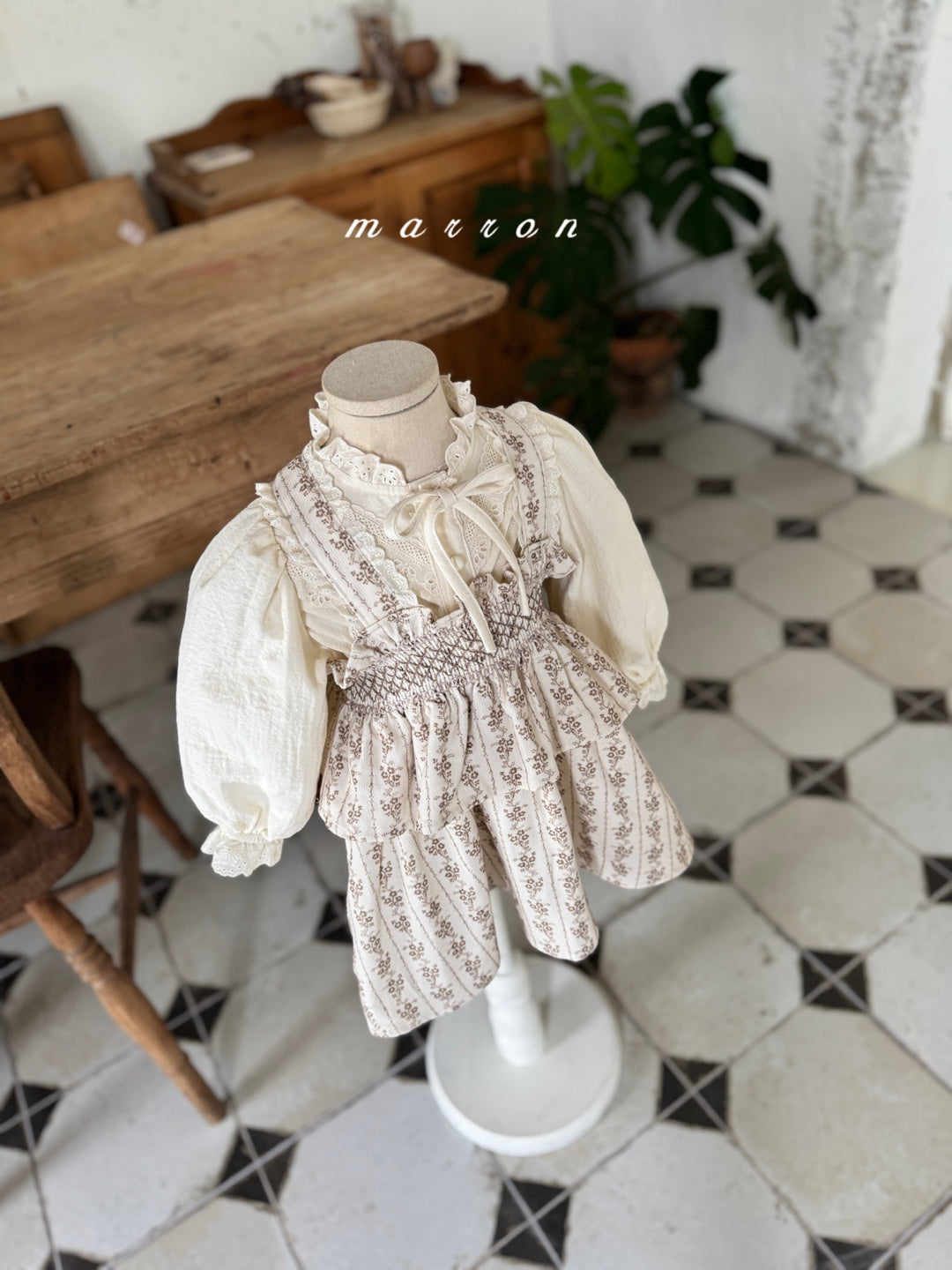 韓國童裝 25秋冬 | MA25454 LAUREN DRESS (BABY & KIDS)