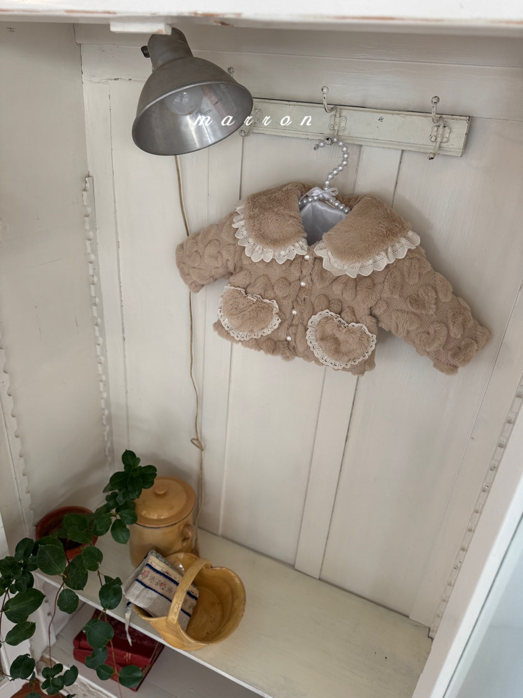 韓國童裝 25秋冬 | MA25422 HEART FUT JACKET (BABY & KIDS)