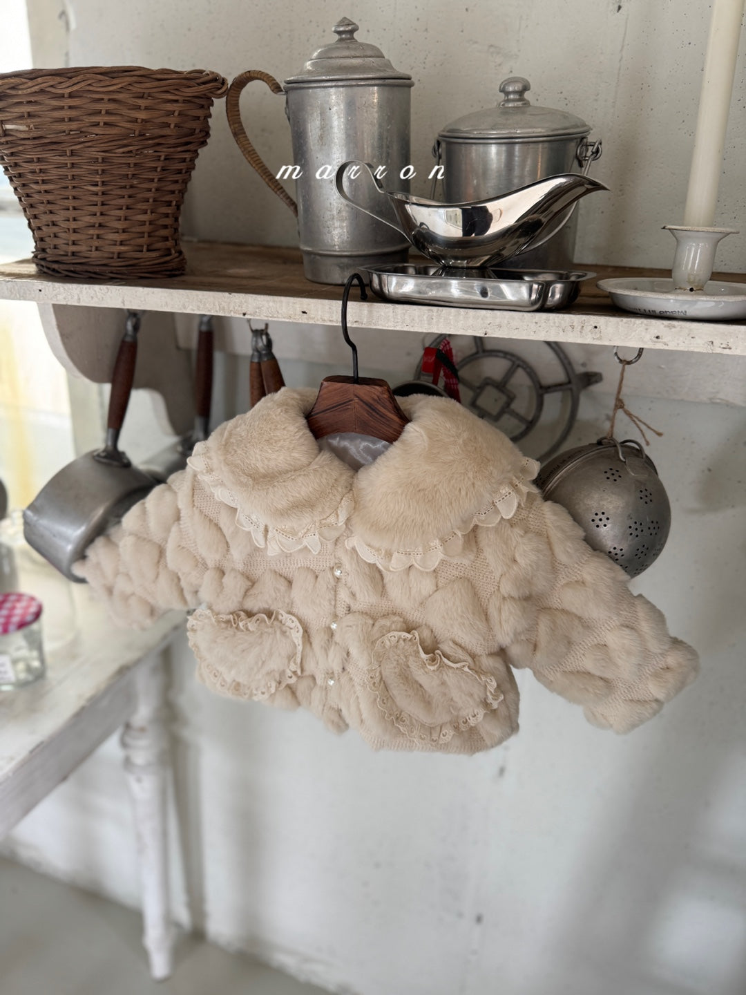 韓國童裝 25秋冬 | MA25422 HEART FUT JACKET (BABY & KIDS)