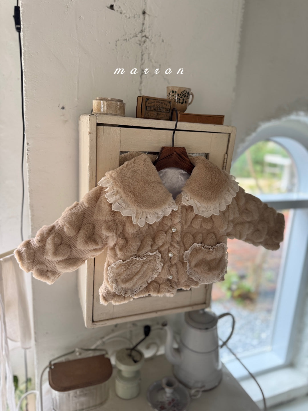 韓國童裝 25秋冬 | MA25422 HEART FUT JACKET (BABY & KIDS)