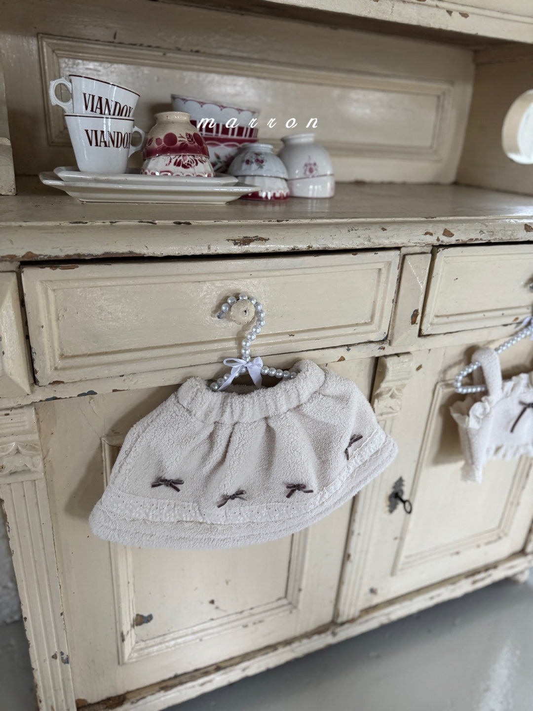 韓國童裝 25秋冬 | MA25447 RIBBON FUR SKIRT (BABY & KIDS)